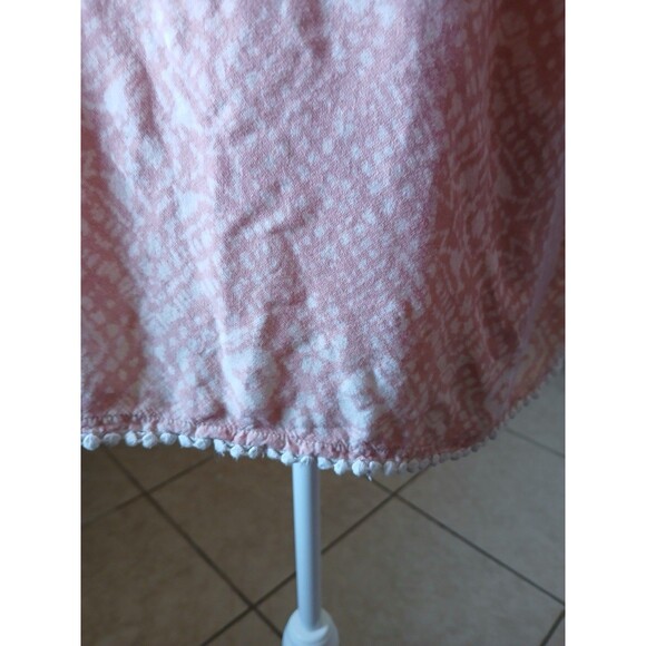 Mudd Womens Rayon Halter Pink Tank Top Size XL Lace Details Bohemian - Picture 6 of 13